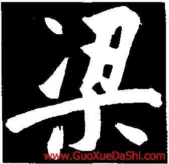 梁,董其昌,書法字典